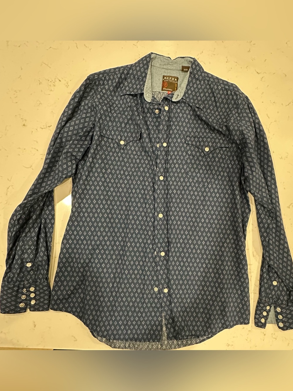 Men’s roper pearl snap